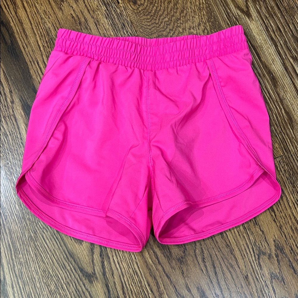 Girls All In Motion Shorts.   Hot pink.  Excellent Condition. Size medium 7-8